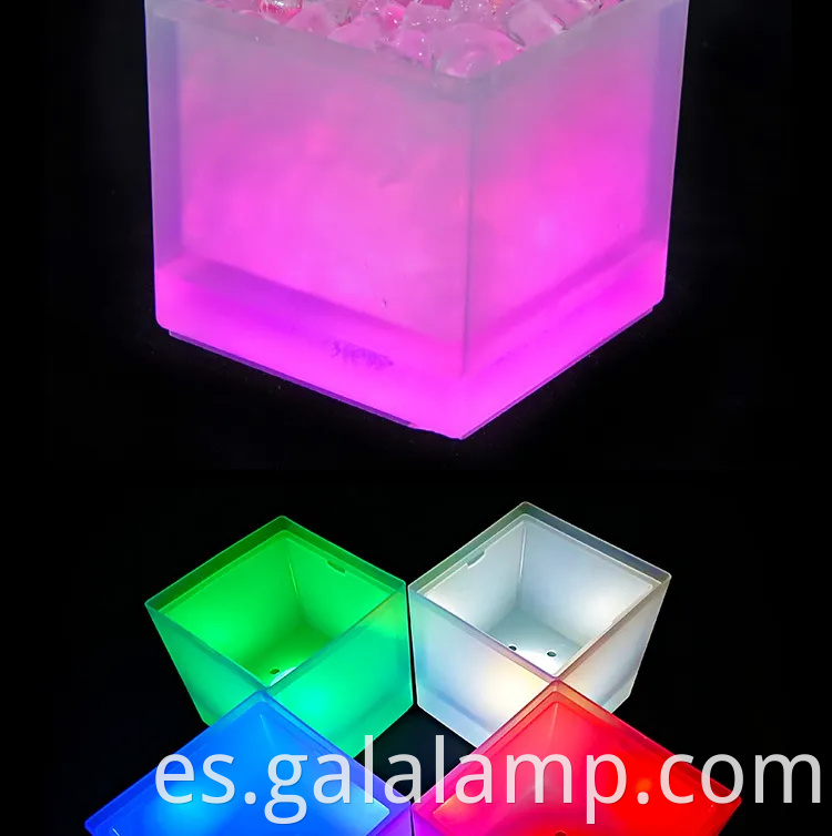 Elegante cubo de hielo liderado de 3.5L para cerveza y vino